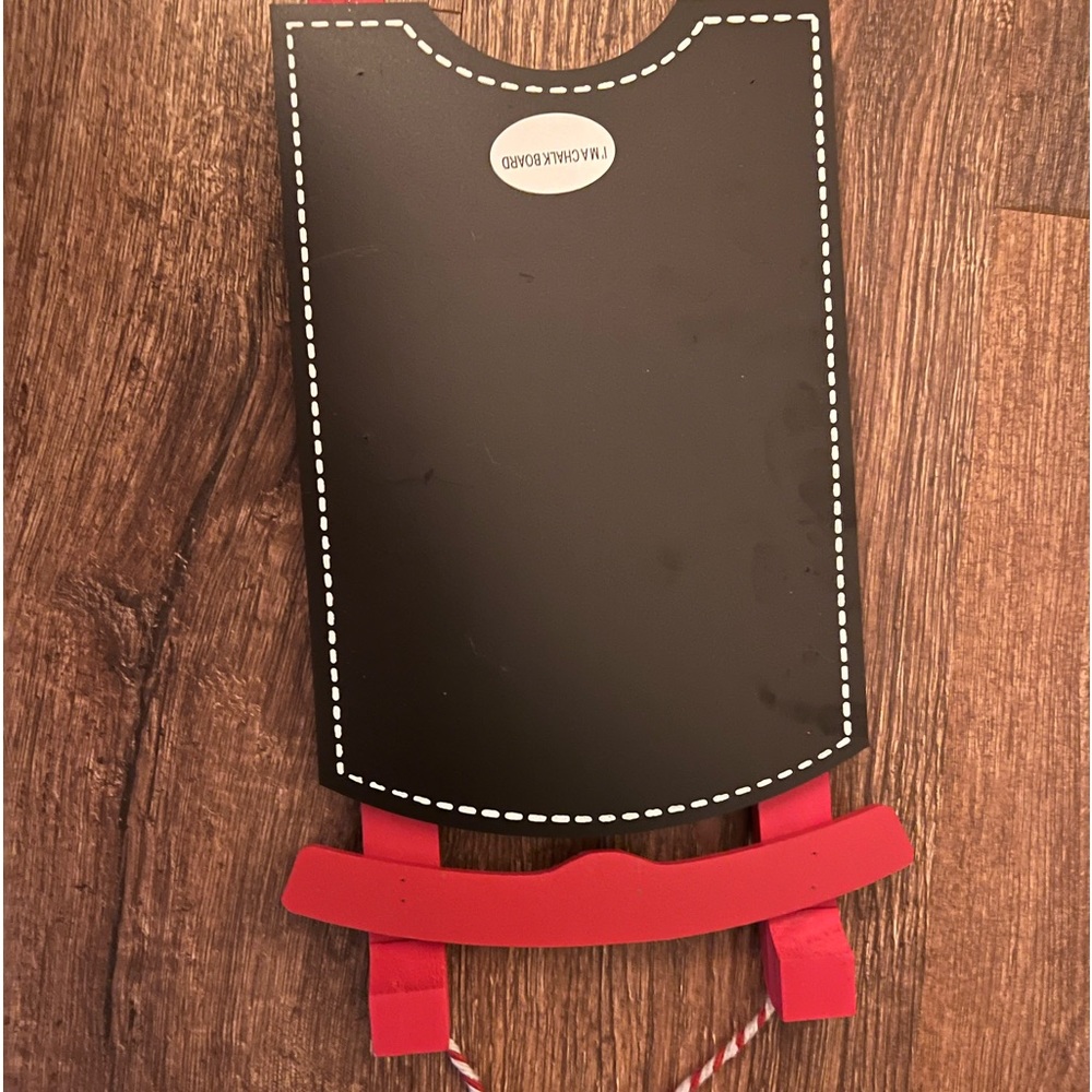 Sled chalk board sign New